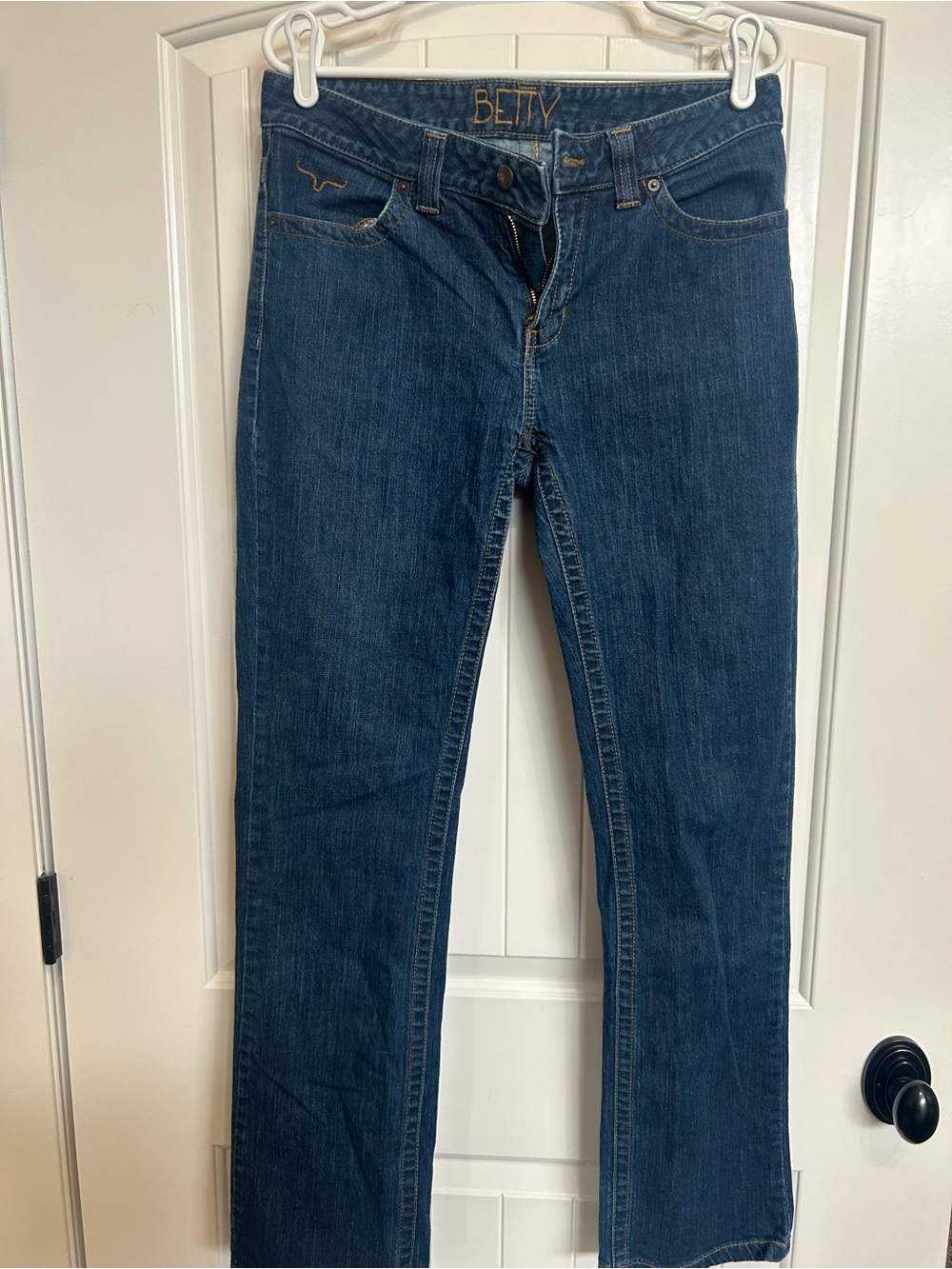 Kimes Betty Dark Wash Women's Straight-Leg Jeans